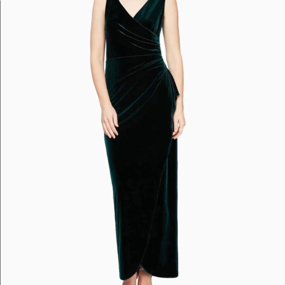 New Alex Evening emerald velvet gown